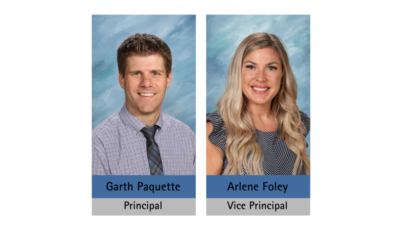 Pictures of Garth Paquette Principal and Arlene Foley Vice Principal